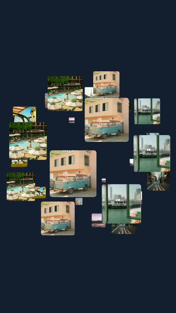 50+ Motion Styles: Your photos on floating 3D cards: spheres, rings, stacks and more.